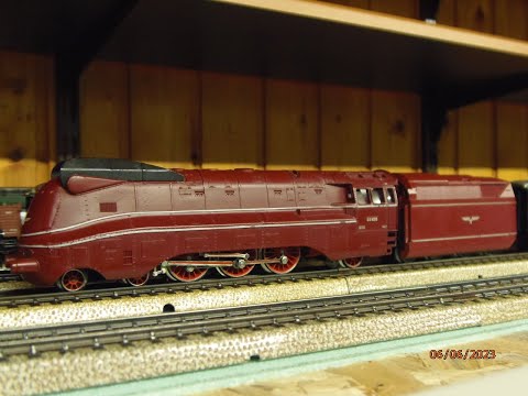 Personenzug 01 mit BR 03 Stromlinie, Fahrvideo 02, Märklin H0