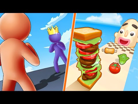 💛💚 Giant Rush VS Sandwich Runner NEW UPDATE LEVELS Gameplay Nr 42