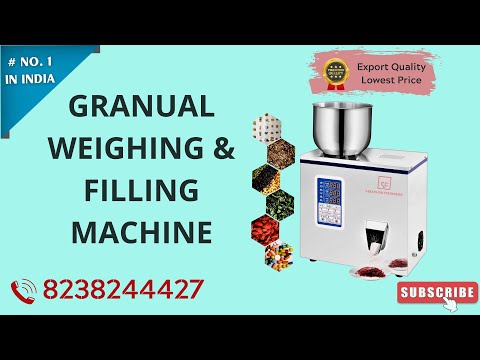 Semi Auto Weigh Filler Powder Filling Machine Granules Filling Machine