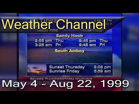 The Weather Channel - May 4 to Aug 22, 1999