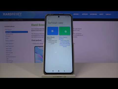 How to Change Display Refresh Rate in XIAOMI Mi 10T Lite