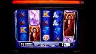Fallen Angels Slot Machine Bonus.  Big Win!!  $4.00 Max Bet