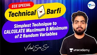 Download Lagu CALCULATE Maximum u0026 Minimum of 2 Random Variables | Technical Barfi | GATE 2022 (ECE) | Vishal Sir Thumbnail