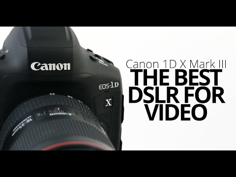 Canon EOS-1D X Mark III video