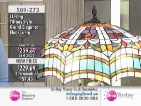 JJ Peng Tiffany Style Grand Elegance Floor Lamp at The Shopping Channel 509273