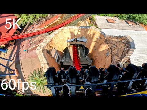 Back row point of view footage of SheiKra