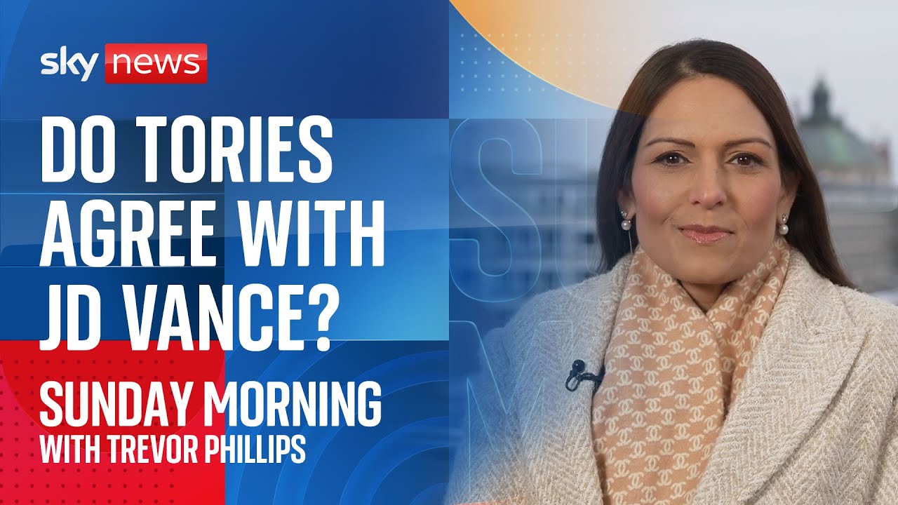 JD Vance 'within his rights' to give speech on UK's values, says Priti Patel