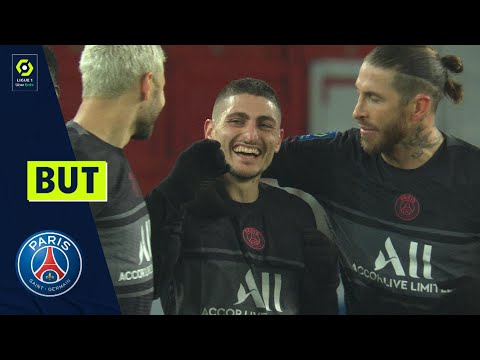 But Marco VERRATTI (44' - PSG) PARIS SAINT-GERMAIN - STADE DE REIMS (4-0) 21/22