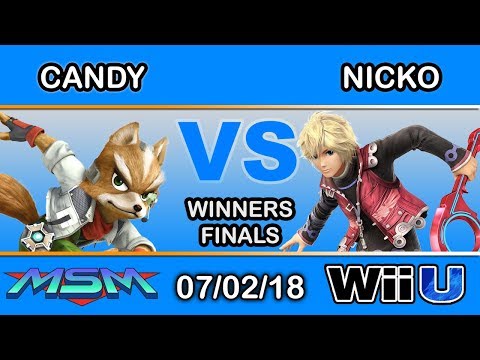 MSM 153 - Candy (Fox) Vs FAD | Nicko (Shulk) Winners Final - Smash 4