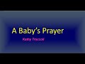 A Baby's Prayer by Kathy Troccoli (lyrics)