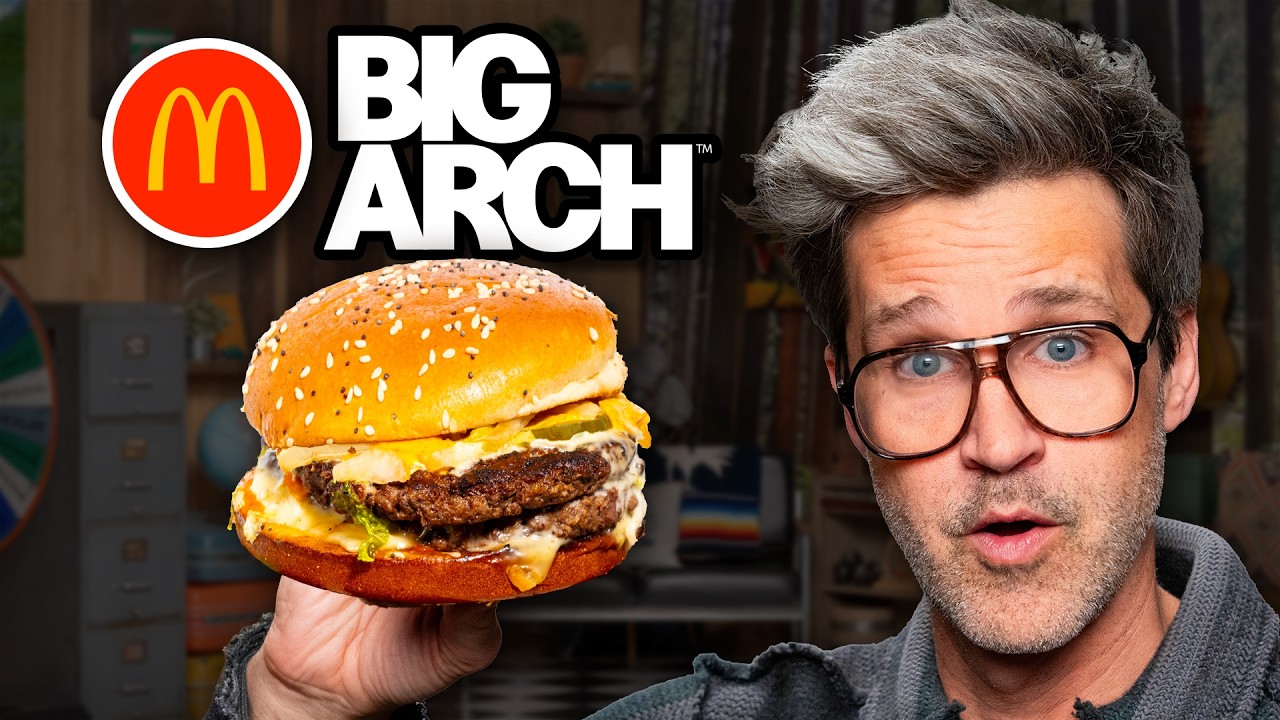 We Try McDonald’s New Big Arch Burger