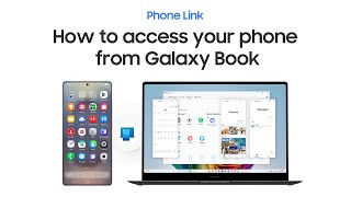 Samsung How to use Phone Link on Galaxy Book | Samsung