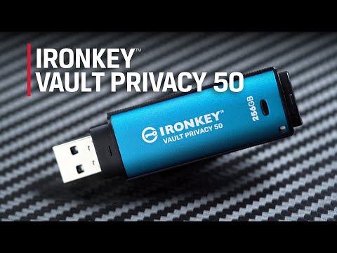 KINGSTON 32GB IRONKEY VAULT PRIVACY 50 AES-256 ENCRYPTED, FIPS 197 video