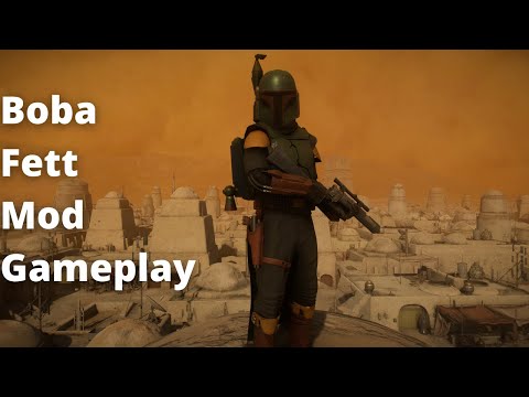 Star Wars Battlefront II - Boba Fett Mod Gameplay (Book of Boba Fett)
