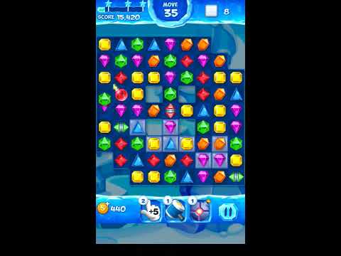 Jewel Pop Mania:Match 3 Puzzle Level 17 ( Jewel Ice Episode ) - Walkthrough ( No Booster )