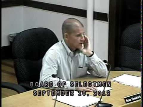 Uxbridge Board of Selectmen: 2012-09-10