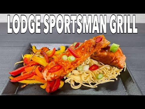 Sticky Gochujang BBQ Salmon - Lodge Sportsman Grill @thepelletman1