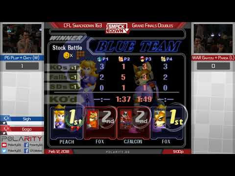 CFL Smackdown 163 Melee - Plup + Oaty vs Gahtzu + Panda - Doubles GF
