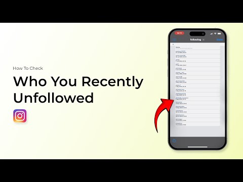 How To Check Who You Recently Unfollowed On Instagram?