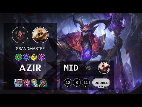 Azir Mid vs Lee Sin - BR Grandmaster Patch 11.5