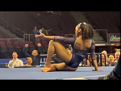 eMjae Frazier Floor (9.950) || Cal Women's Gymnastics || Super 16 Meet 2023