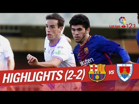 Highlights FC Barcelona B vs CD Numancia (2-2)