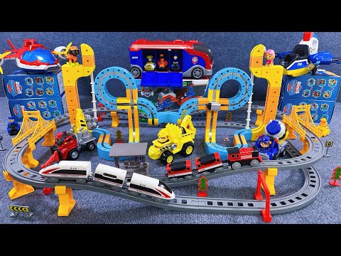11 minutes of satisfying Shinkansen train and Anti-Gravity Magnetic Track car Toy ASMR | Toy review