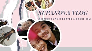 MY FIRST SUPANOVA VLOG 2018 - MEETING RYAN K POTTER, DRAKE BELL SINGING | Double K video