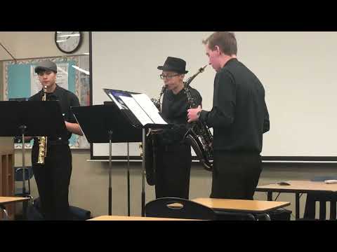 WJHS Sax Quartet: Big Ben's Reel, by Rick Hirsch