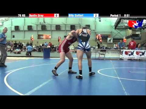 Dustin Gray vs. Billy Duffert at 2013 ASICS FILA Cadet Nationals - GR
