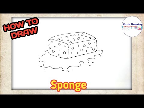 2nd YouTube video about how to draw a sponge