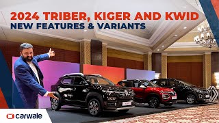 2024 Renault Triber, Kiger & Kwid | New Features, Variants & Colours Revealed