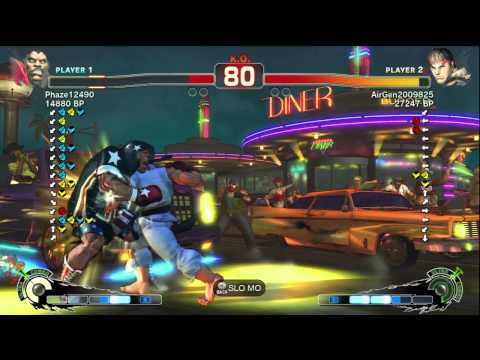 Air [Ryu] vs Phaze [Balrog] SSF4 Ranked Matches - TRUE-HD