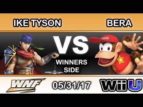 WNF 2.4 - Ike Tyson (Ike) Vs. Bera (Diddy Kong) Winners Side - Smash Wii U