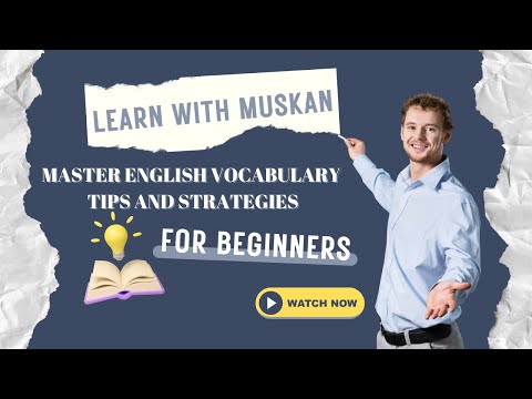 Master English Vocabulary Tips and Strategies./ Learn English with Muskan