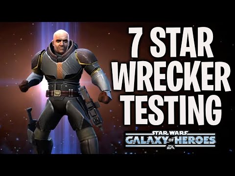 7 STAR WRECKER (MERCENARY) TESTING - THE TEAM IS FINALLY DOING SOMETHING! - SWGOH