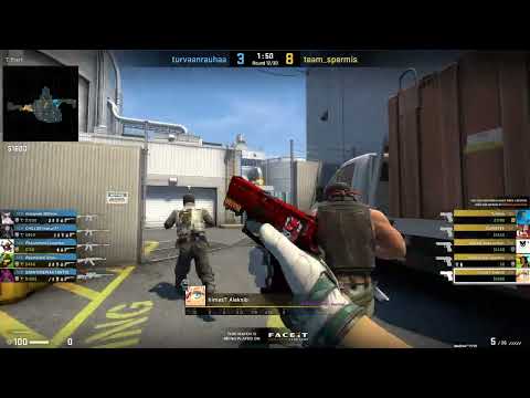 CS GO POV Demo Aleksib Faceit 5v5 RANKED (28-11) (de_nuke)