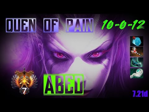 🎬QUEEN OF PAIN Abed Mid Pro Dota 2 🎮 FULL GAME