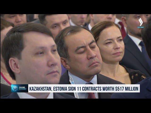 Қозоғистон - Эстония бизнес-форумида 11 та шартнома тузилди