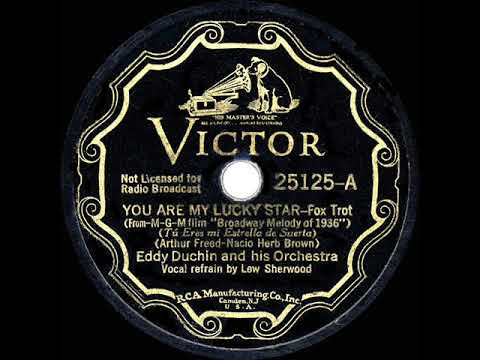 1935 HITS ARCHIVE: You Are My Lucky Star - Eddy Duchin (Lew Sherwood, vocal)