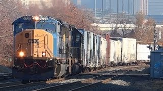 preview picture of video 'New CSX Signals @ Carroll'