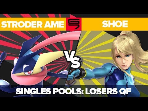 Stroder Ame vs Shoe - Ultimate Singles: Pools R2 Losers Quarterfinal - Genesis 7 | Greninja vs ZSS