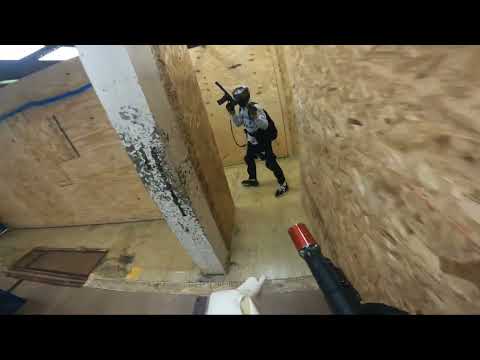 Airsoft at full auto arena with upgraded aap01