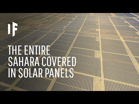 What If the Sahara Desert Was Covered With Solar Panels? Video