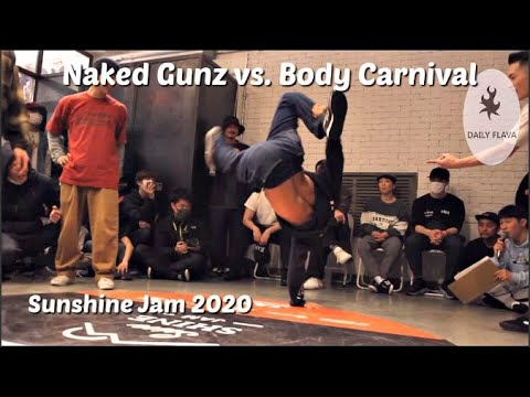 Body Carnival vs. Naked Gunz. Top 16. Sunshine Jam 2020.