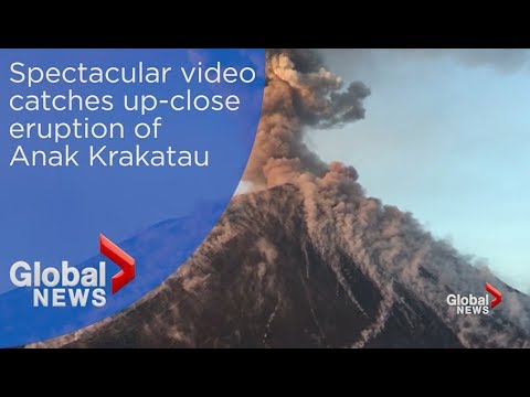 Spectacular video catches up-close eruption of Anak Krakatau