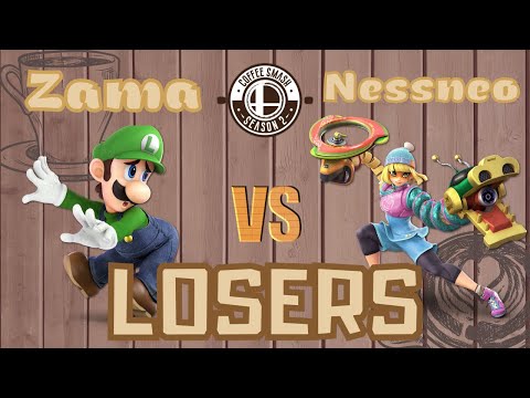 Coffee smash season 2 Zama (Luigi)  vs Nessneo (Min Min)  Losers