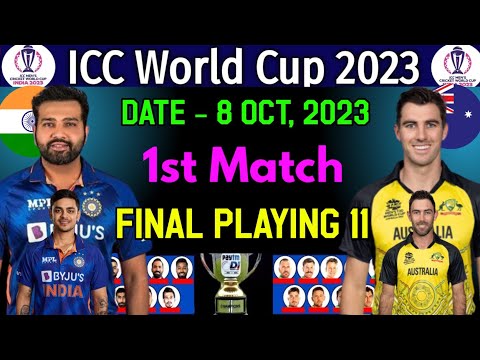 World Cup 2023 | India vs Australia Playing 11 | Ind vs Aus Playing 11 | Ind vs Aus World Cup 2023