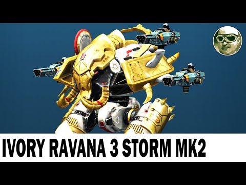 IVORY RAVANA 3 STORM MK2 WAR ROBOTS MAX GAMEPLAY