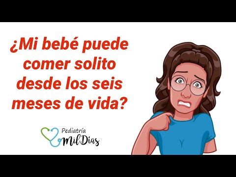 ¿Mi bebé puede comer solo desde los 6 meses de vida?